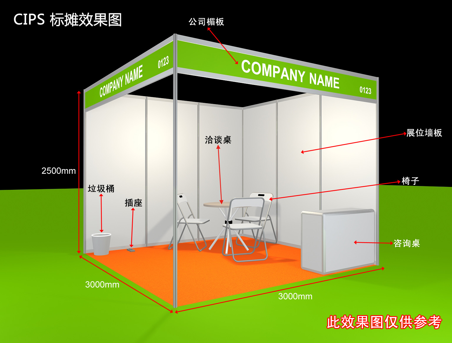 标准展位(图1)
